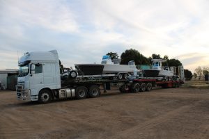 2 Sportsman Boats Picked up from Melbourne Transported to Darwin