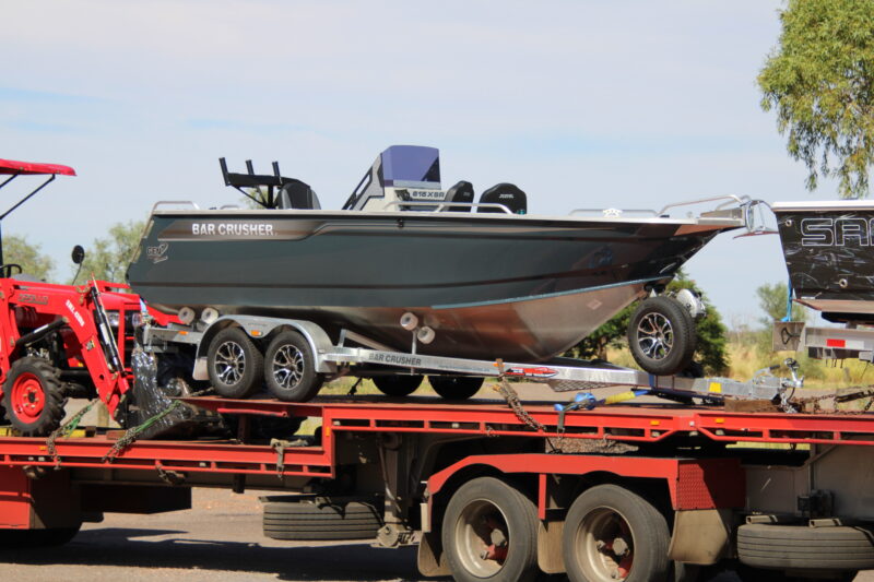 Barcrusher 670 XSR transported to darwin