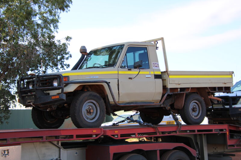 Land cruisers from Auction